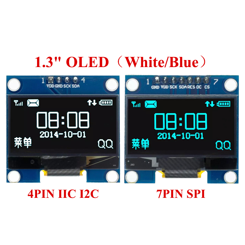 Ssd1306 - OLED LCD LED 디스플레이 모듈, 1.3