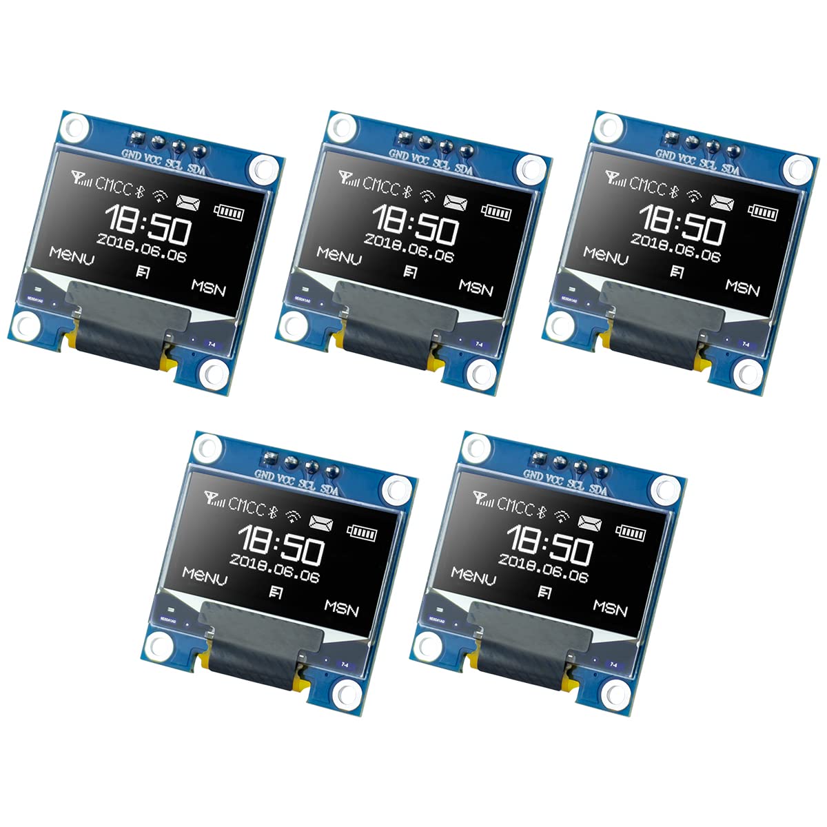 Oled Display 0.96 - 0.96인치 OLED I2C IIC 디스플레이 모듈