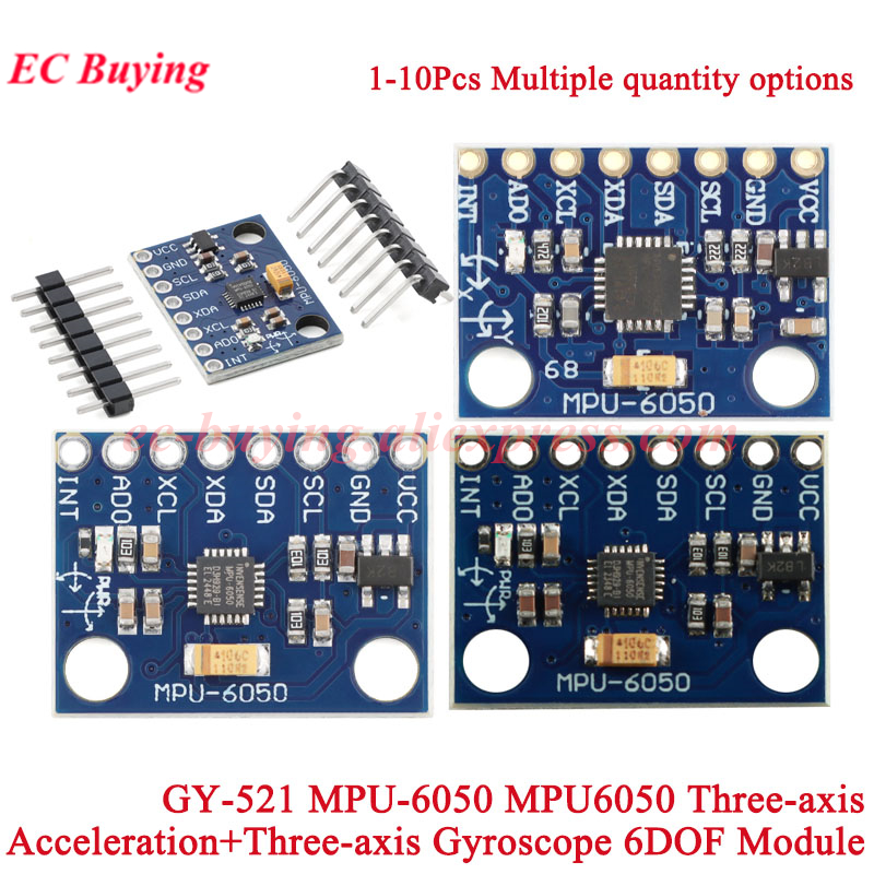 Mpu6050 - 1-10Pcs GY-521 MPU-6050 MPU6050 3축 아날로그