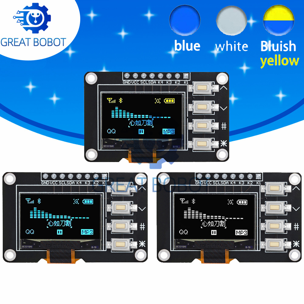 Ssd1306 - 1~2pcs Arduino 용 4x4 키 I2C