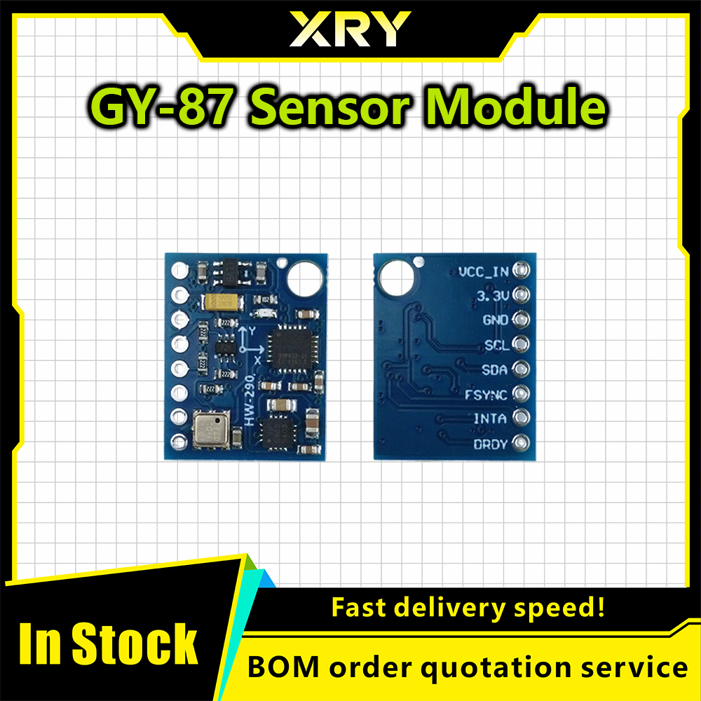 Mpu6050 - XRY GY-87 10DOF IMU 센서 모듈(MPU6050/HMC5883L/BMP180