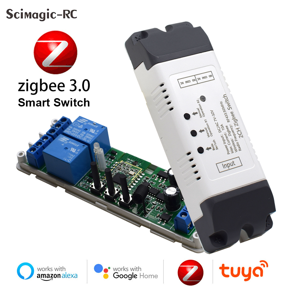 Relay Module 4 Channel - Tuya Zigbee 원격 제어 스마트 스위치