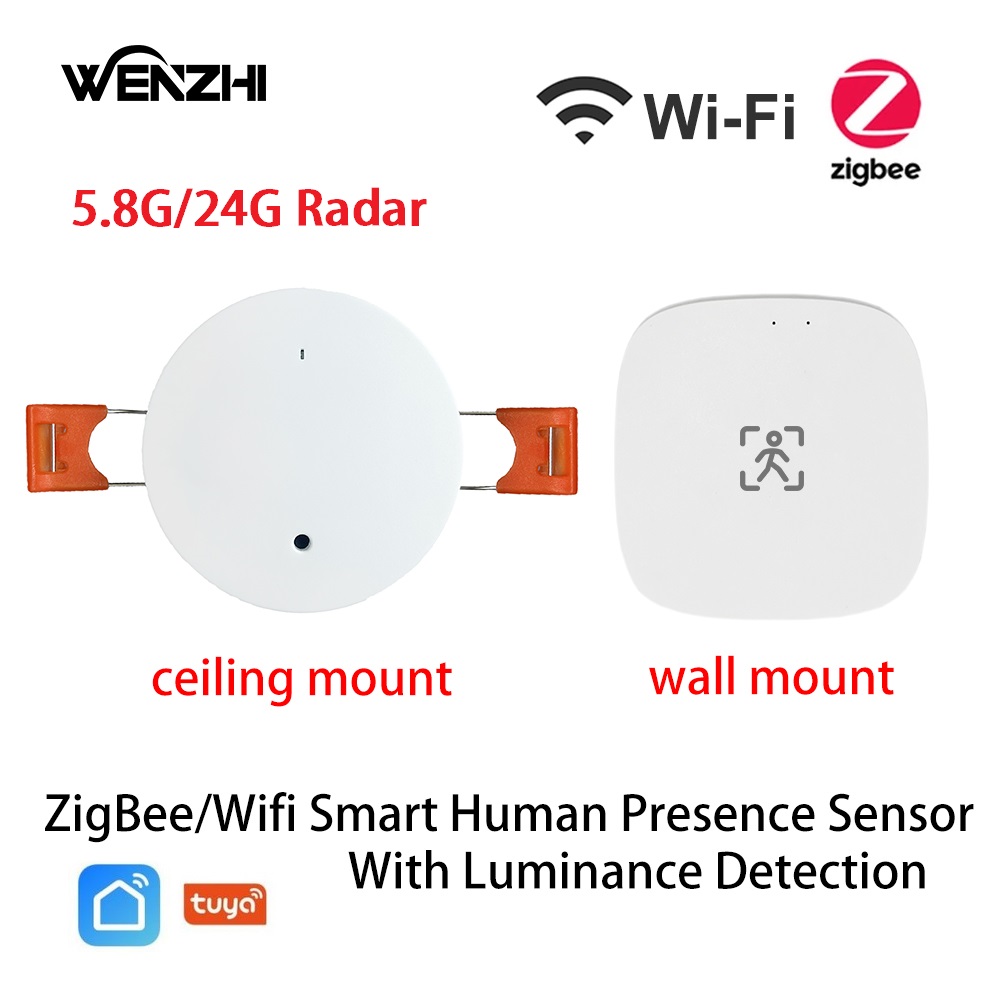 Pir Motion Sensor - ZigBee Wifi MmWave 휘도/거리 감지 기능이
