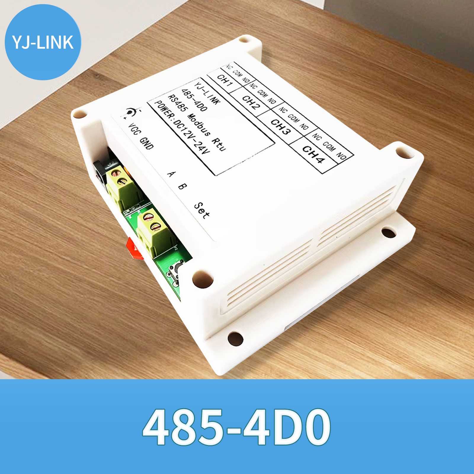 Relay Module 4 Channel - 485-4DO RS485 4 채널 릴레이 원격