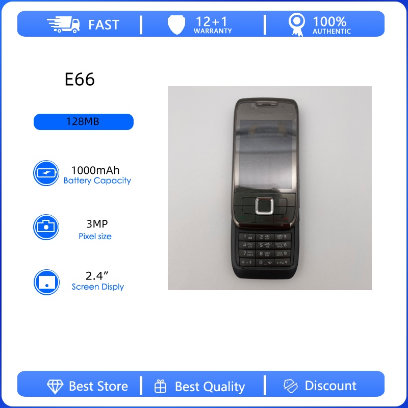 Tft Display 2.4 - 잠금 해제된 정품 리퍼비시 E66 3G