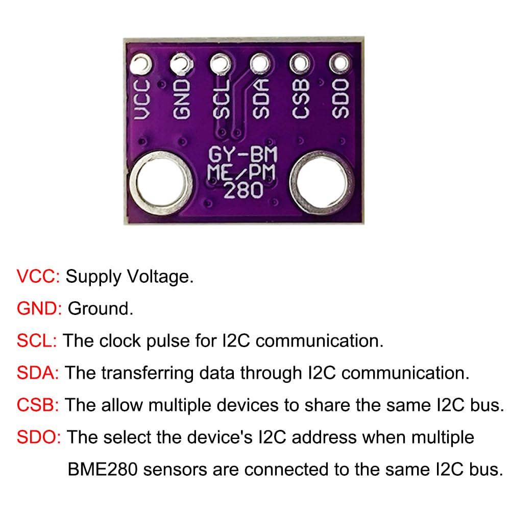 Bme280 - GY-BME280-3.3 고정밀 고도계 대기압 온도 및