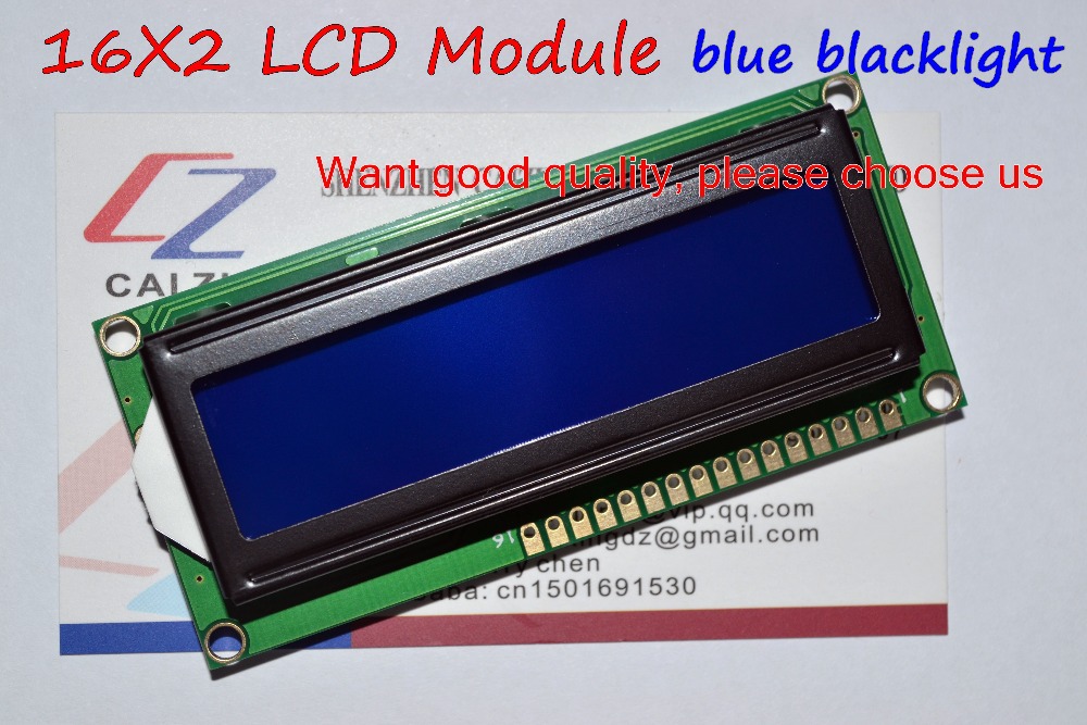 무료 배송 10PCS LCD1602 1602 모듈 블루 - Lcd 1602 리뷰 및 가격