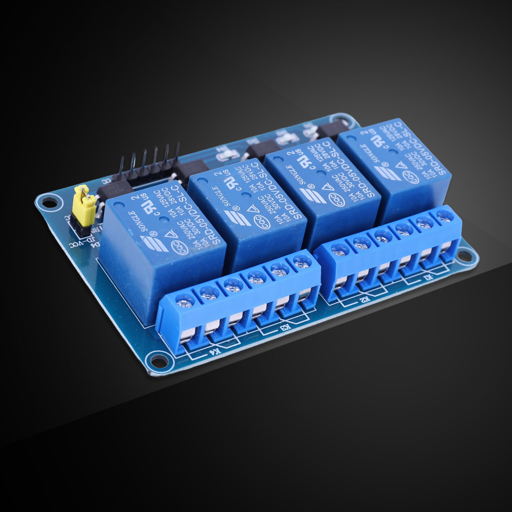 5V 12V 4채널 릴레이 보드(광커플러 릴레이 포함) - Relay Module 4 Channel 리뷰 및 가격