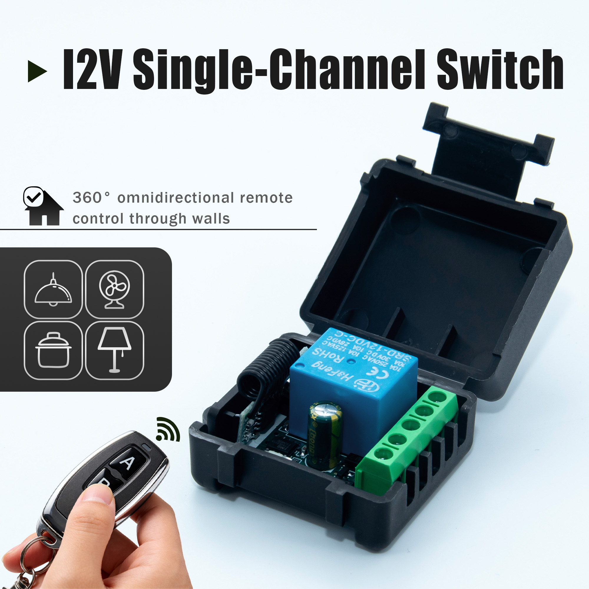 DC 12V 433MHz 무선 원격 제어 스위치 1CH - Ir Remote Module 리뷰 및 가격