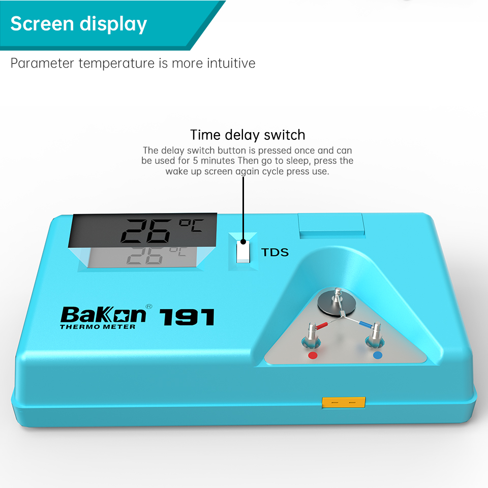 바콘 BK191 납땜 인두 팁 테스터 온도계, 무연 납 - Soldering Iron Temperature Probe 리뷰 및 가격