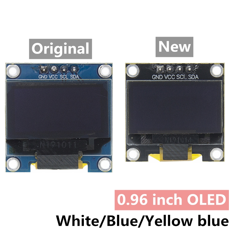 0.96 인치 IIC 직렬 4핀 흰색/파란색/노란색 파 - Oled Display 0.96 리뷰 및 가격