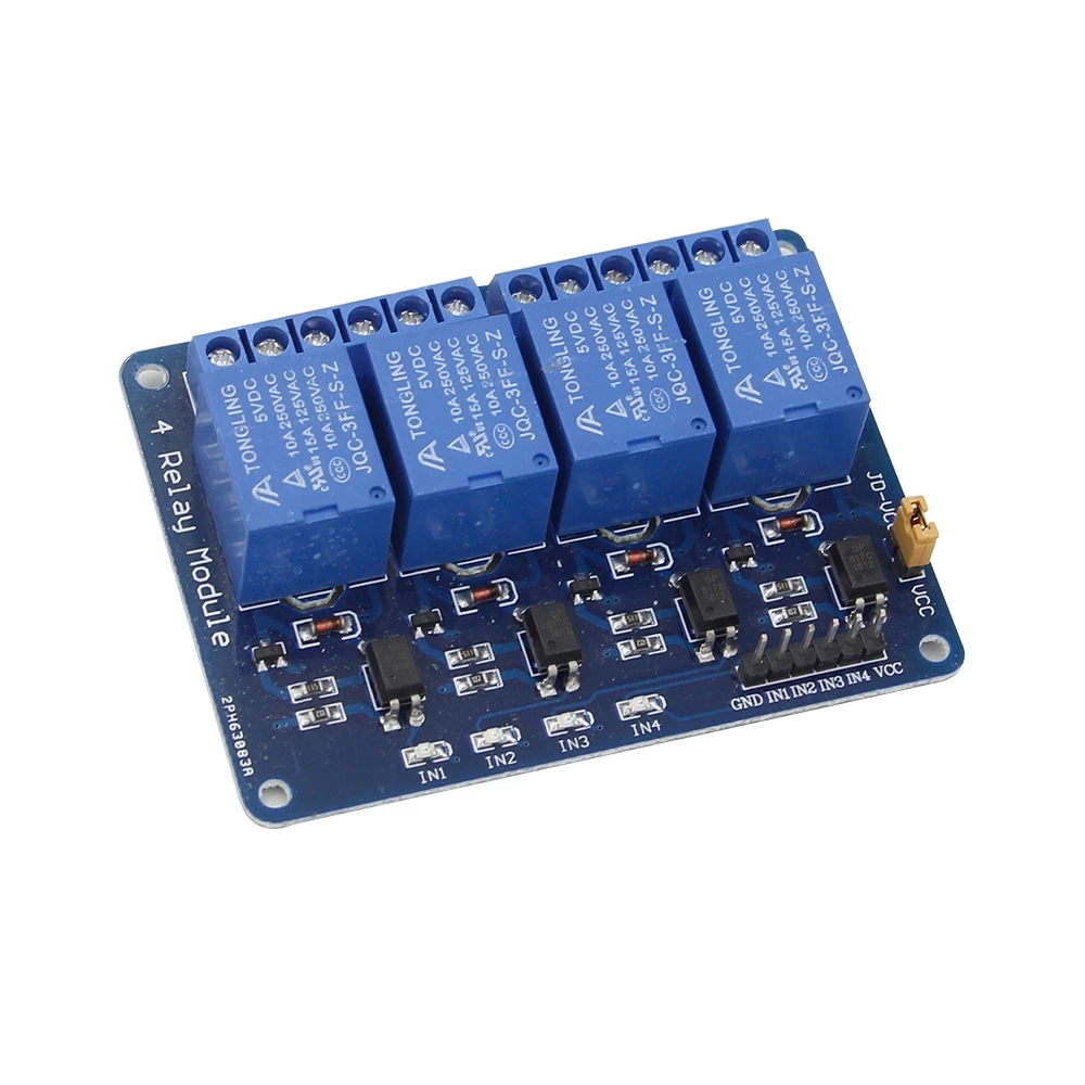 5V 12V 1 2 4 6 8 채널 릴레이 모듈(옵토커 - Relay Module 4 Channel 리뷰 및 가격
