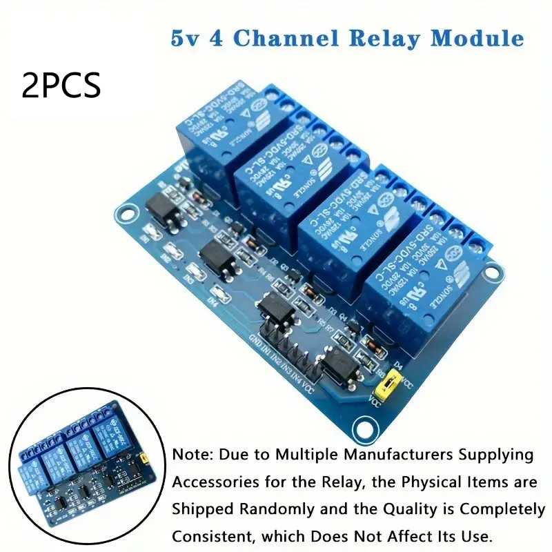 2pc 1/2/4/8 채널 5v 릴레이 모듈(옵토커플러 - Relay Module 4 Channel 리뷰 및 가격