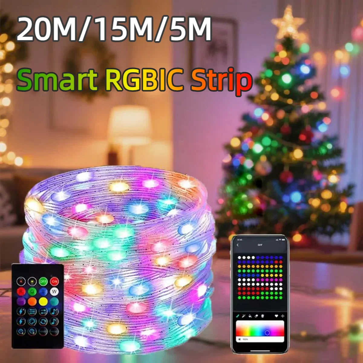 20M/10M/5M 스마트 USB 5V LED 문자열  - Ws2812B Strip 5V 리뷰 및 가격