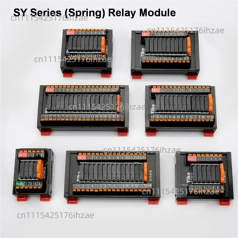 SK/SY 시리즈 릴레이 모듈 PLC 증폭기 DIN 레 - Relay Module 4 Channel 리뷰 및 가격