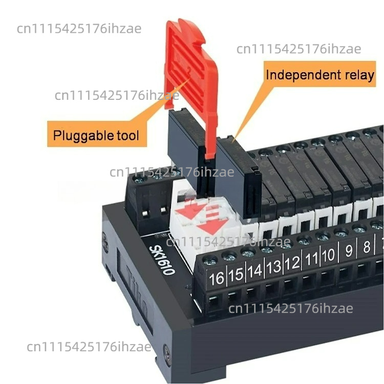 SK/SY 시리즈 릴레이 모듈 PLC 증폭기 DIN 레 - Relay Module 4 Channel 리뷰 및 가격
