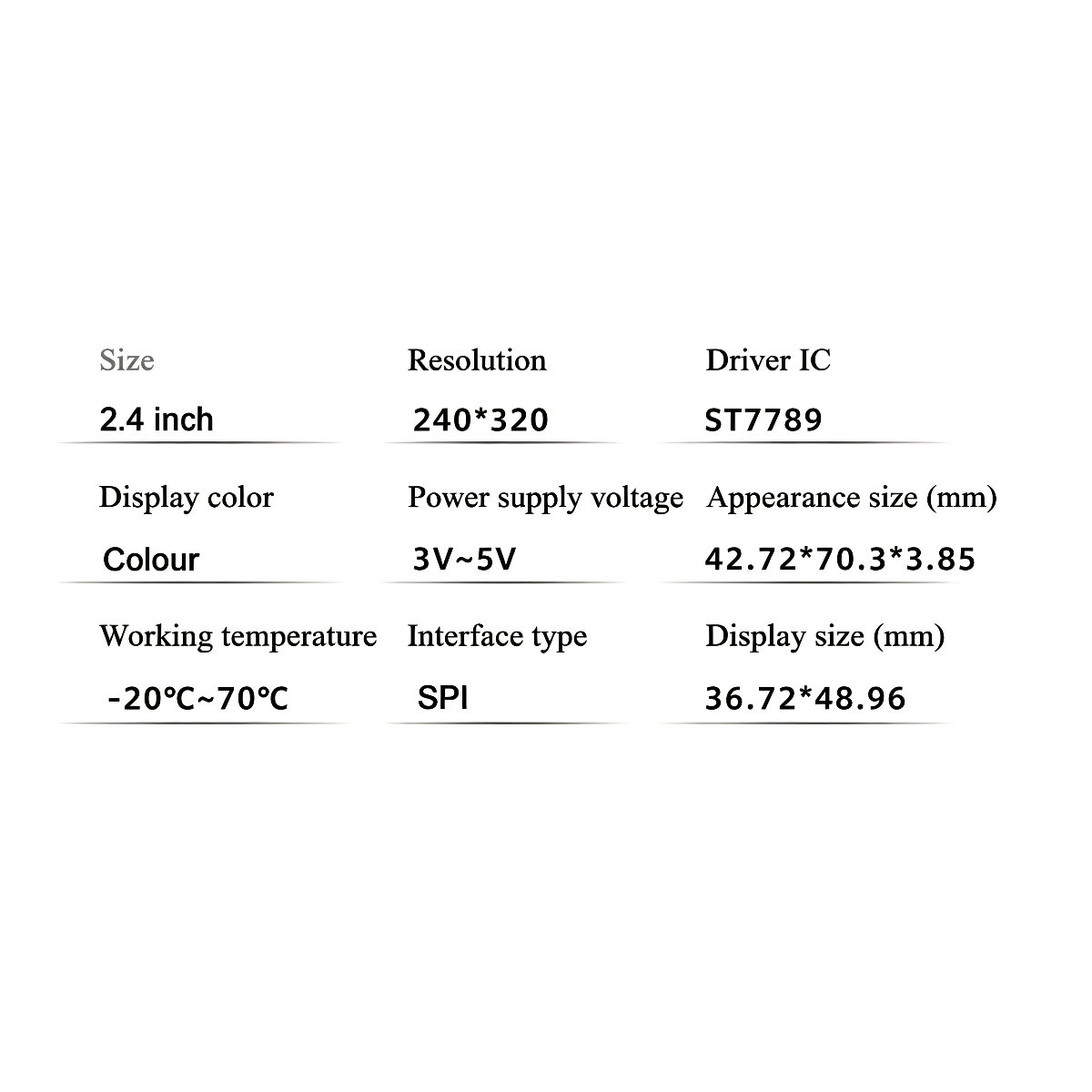 2.4인치 TFT LCD 디스플레이 모듈 ST7789  - Tft Display 2.4 리뷰 및 가격