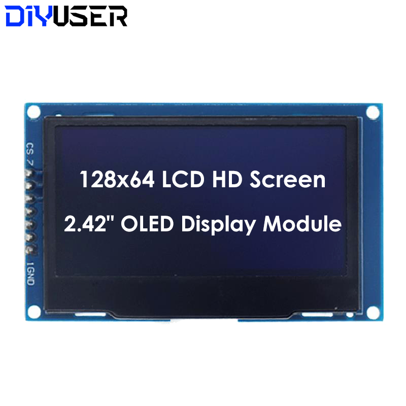 DIYUSER 2.4인치 2.42인치 128x64 OL - Oled Display 0.96 리뷰 및 가격