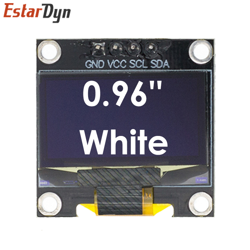 0.96 인치 IIC SPI 직렬 7/4Pin 흰색/파 - Ssd1306 리뷰 및 가격