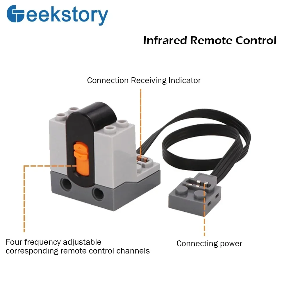 기술 MOC 전원 기능 부품 적외선 원격 제어 수신기  - Ir Remote Module 리뷰 및 가격