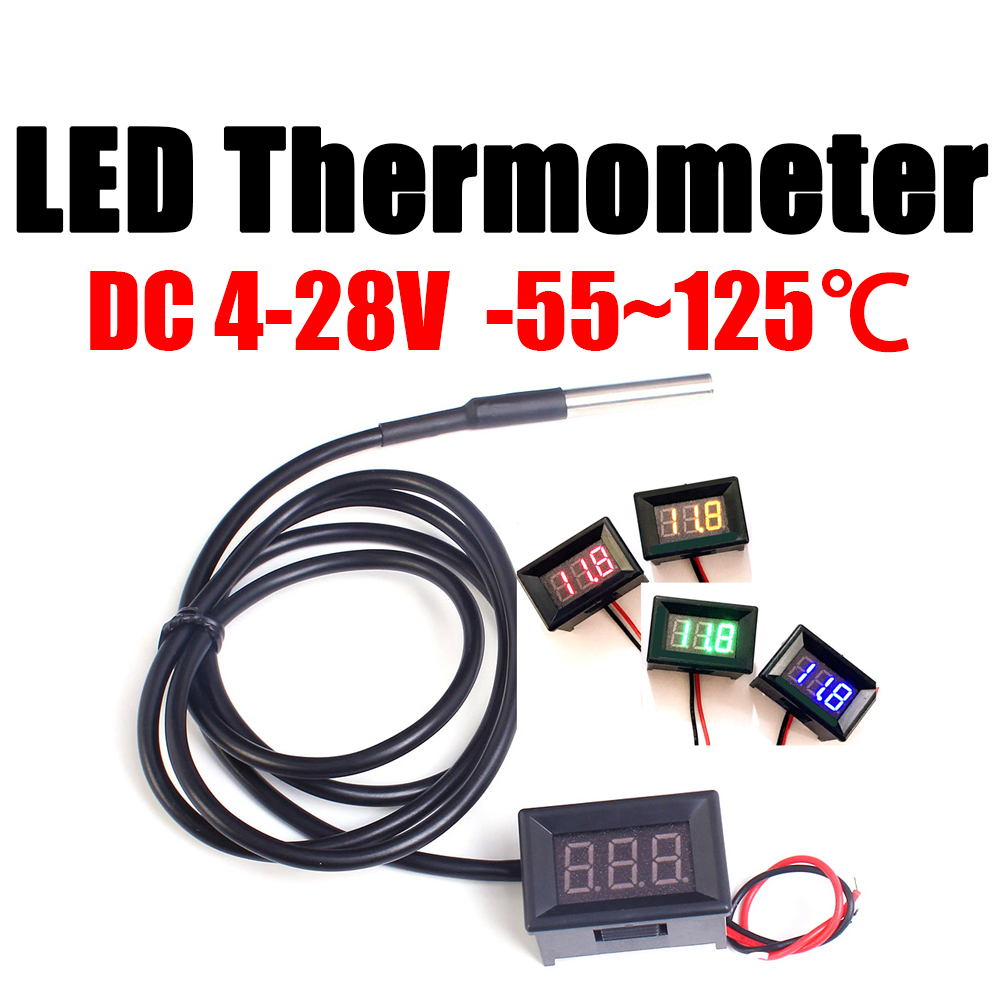 DC 12V 24V DS18b20 LED 디지털 온도계 - Ds18B20 리뷰 및 가격