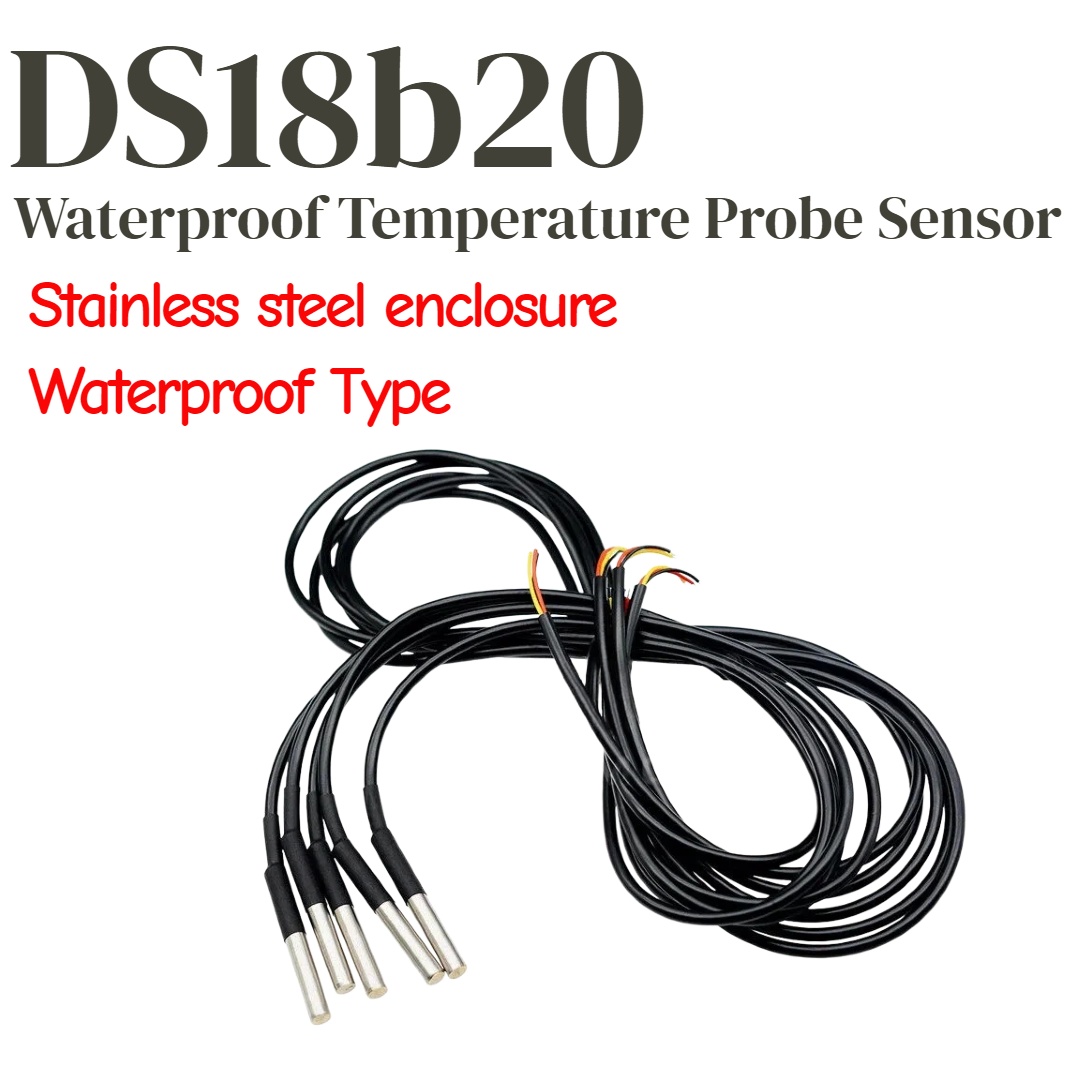 1/5pcs DS18b20 온도 프로브 온도 센서 1M - Ds18B20 리뷰 및 가격
