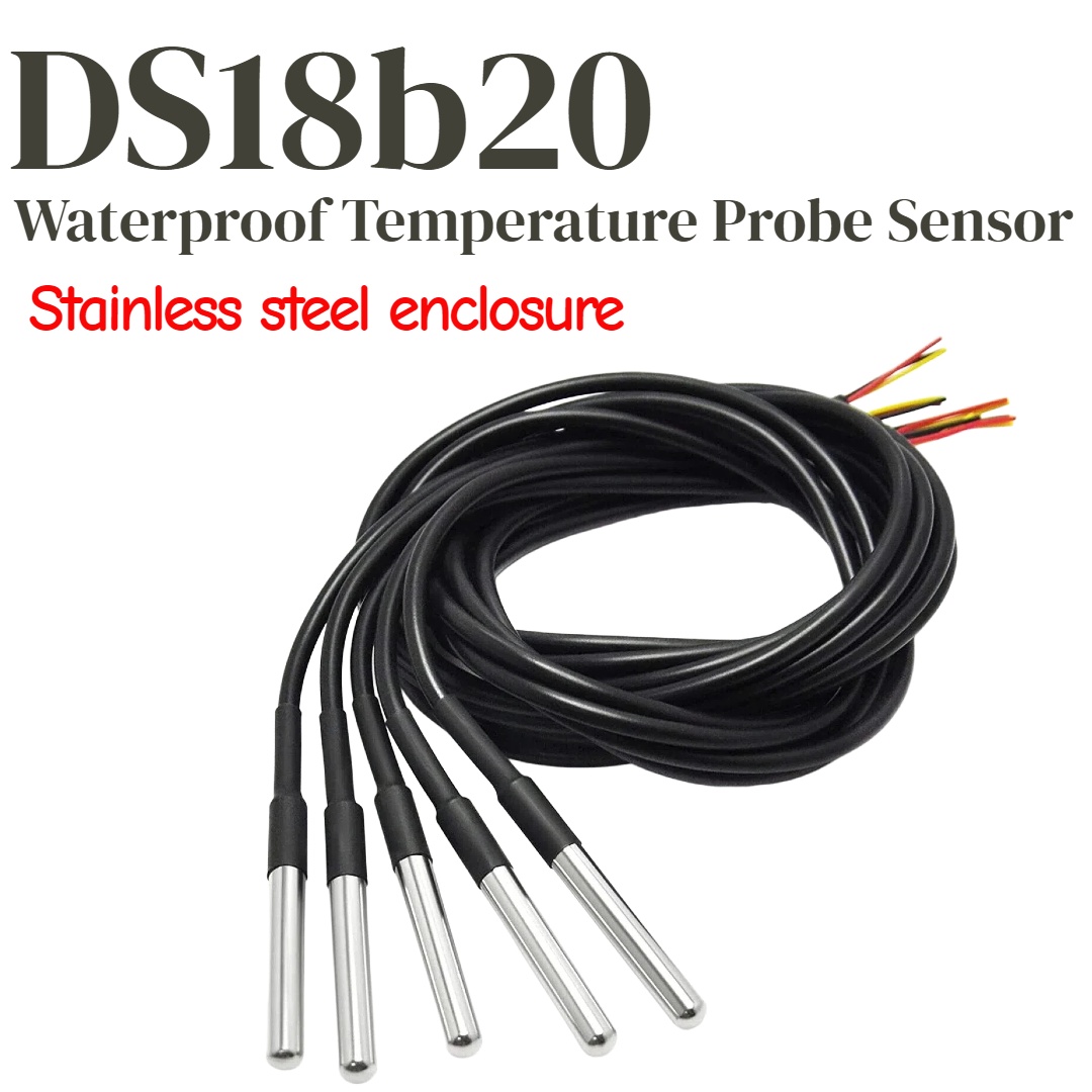 1/5pcs DS18b20 온도 프로브 온도 센서 1M - Ds18B20 리뷰 및 가격