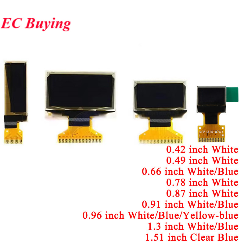 OLED 디스플레이 LCD 0.42 0.49 0.66  - Ssd1306 리뷰 및 가격
