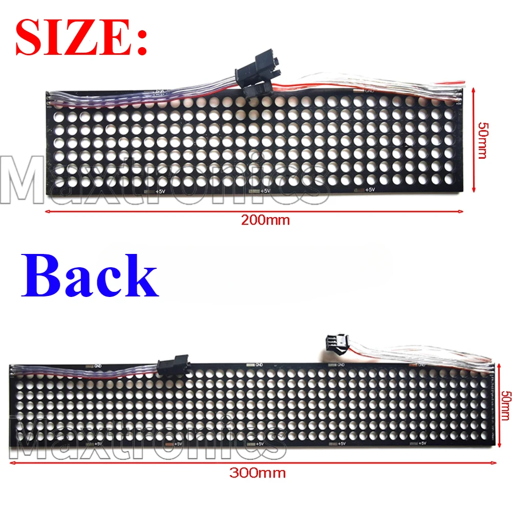 WS2812B LED 투명 스크린 풀 컬러 RGB 25 - Ws2812B 리뷰 및 가격