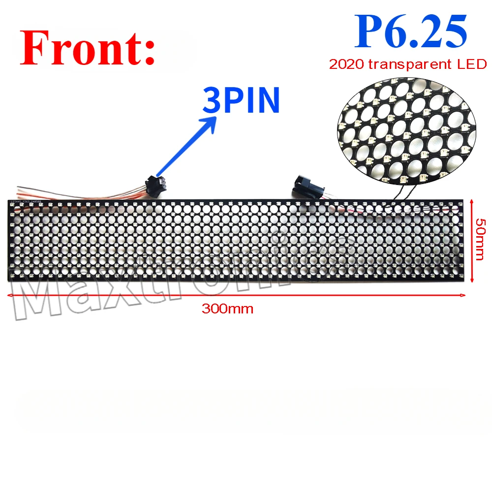 WS2812B LED 투명 스크린 풀 컬러 RGB 25 - Ws2812B 리뷰 및 가격