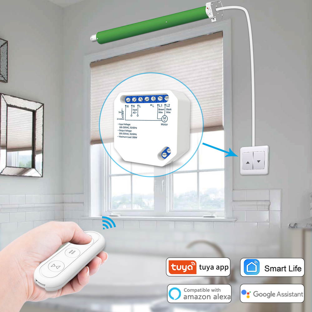Tuya 스마트 라이프 커튼 스위치 모듈 원격 제어 블 - Ir Remote Module 리뷰 및 가격