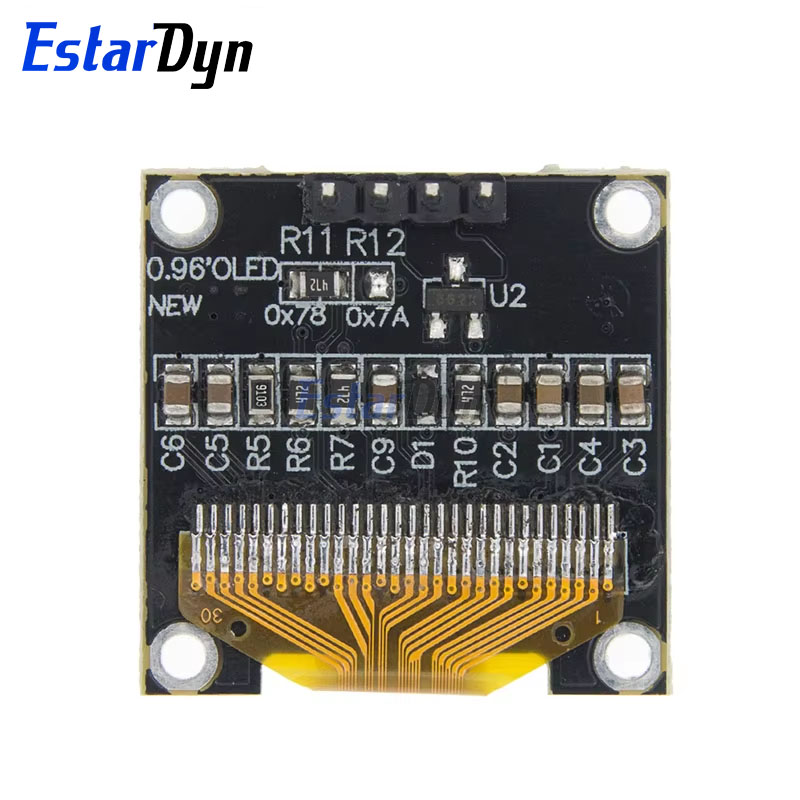 0.96인치 IIC SPI 직렬 7/4핀 흰색/파란색/ - Ssd1306 리뷰 및 가격
