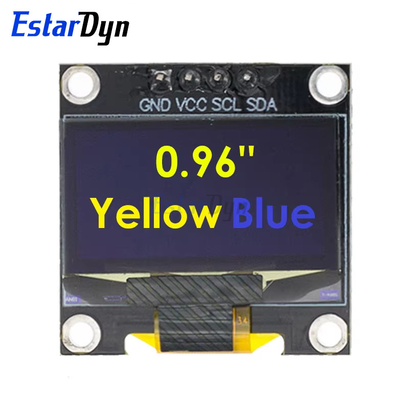 0.96인치 IIC SPI 직렬 7/4핀 흰색/파란색/ - Ssd1306 리뷰 및 가격