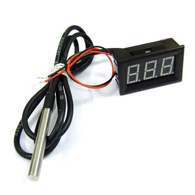 LED 디지털 온도계, 자동차 어항 물 온도계, DS1 - Ds18B20 리뷰 및 가격