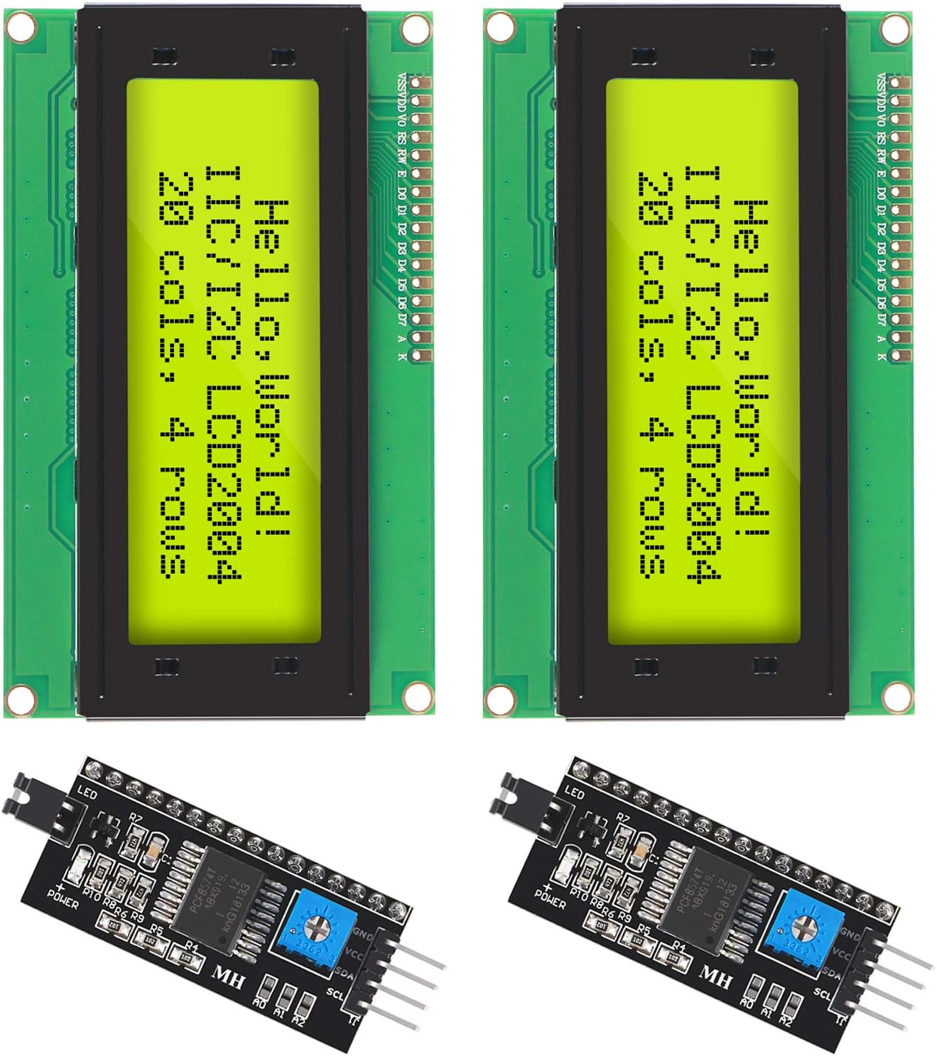 IIC I2C TWI 직렬 LCD 2004, 블루 백라 - Lcd 1602 리뷰 및 가격