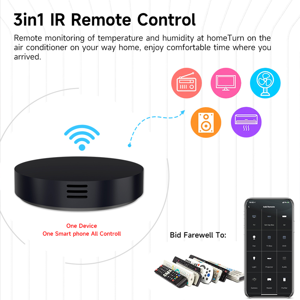 Tuya WiFi 3-in-1 IR 리모컨(온도 습도  - Ir Remote Module 리뷰 및 가격
