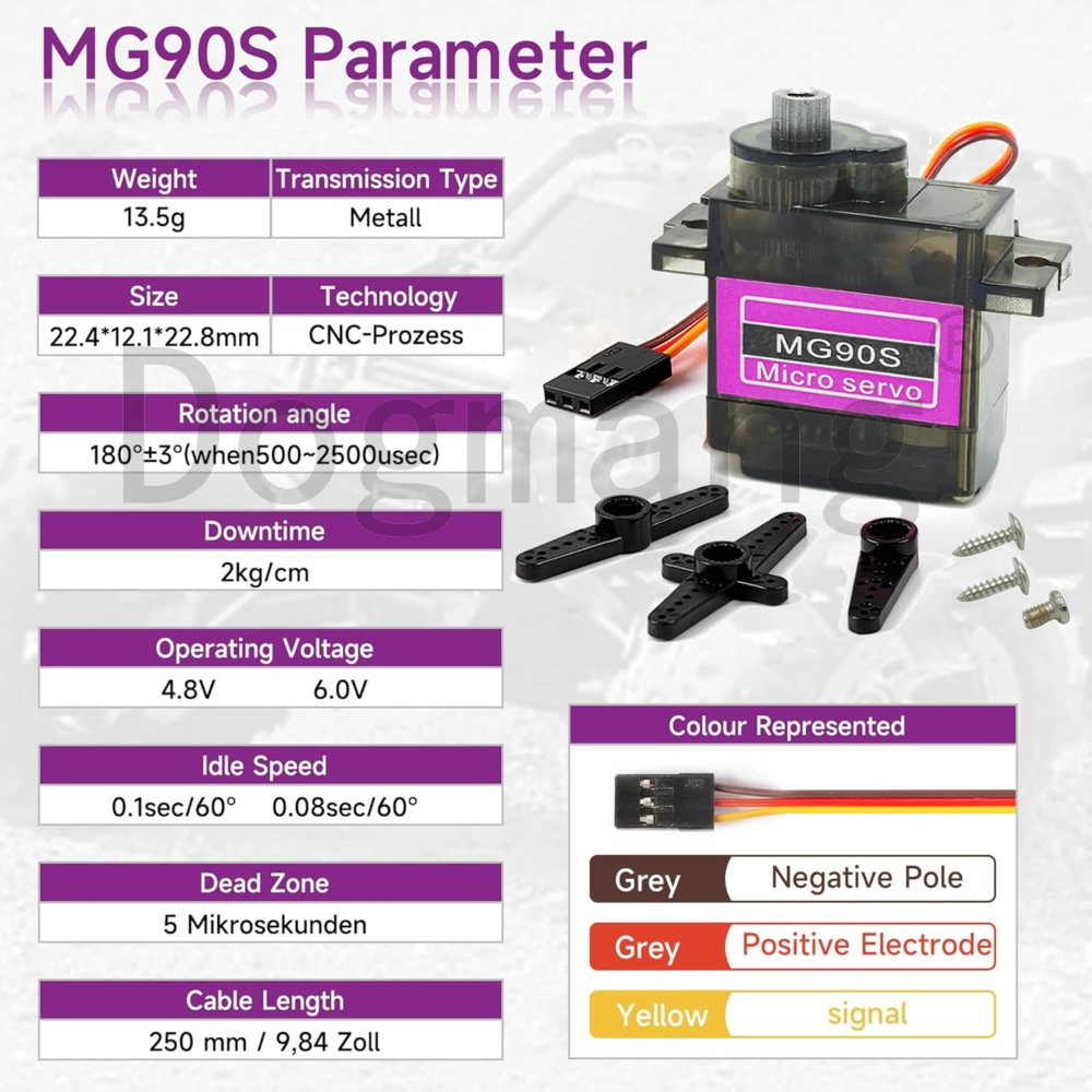 MG90S 서보 1/2/4/10/20/50 Pcs 모든 - Servo Sg90 리뷰 및 가격