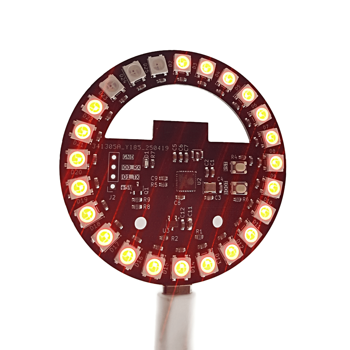 WLED ESP32-C3 개발 보드 원형 다채로운 조명 - Ws2812B 리뷰 및 가격