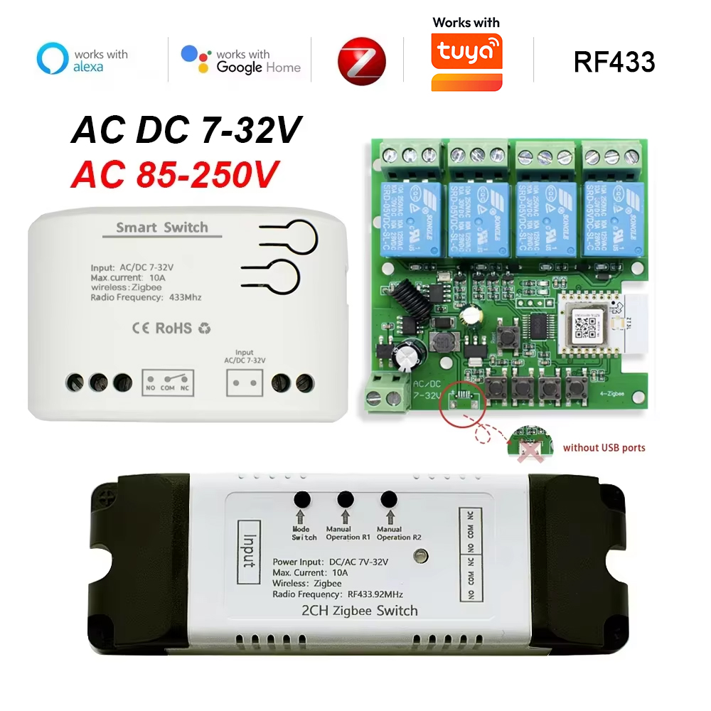 드라이 컨택트 스마트 지그비 스위치 1 2 4 채널 D - Relay Module 4 Channel 리뷰 및 가격