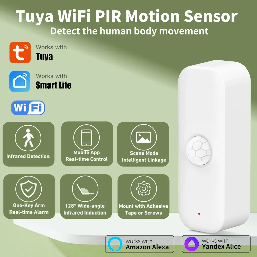 투야 와이파이 모션 센서 PIR 스마트 인체 홈 도난  - Pir Motion Sensor 리뷰 및 가격