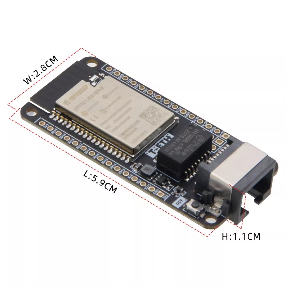 LILYGO T‑ETH‑Lite 개발 보드, ESP32 - Ethernet W5500 리뷰 및 가격